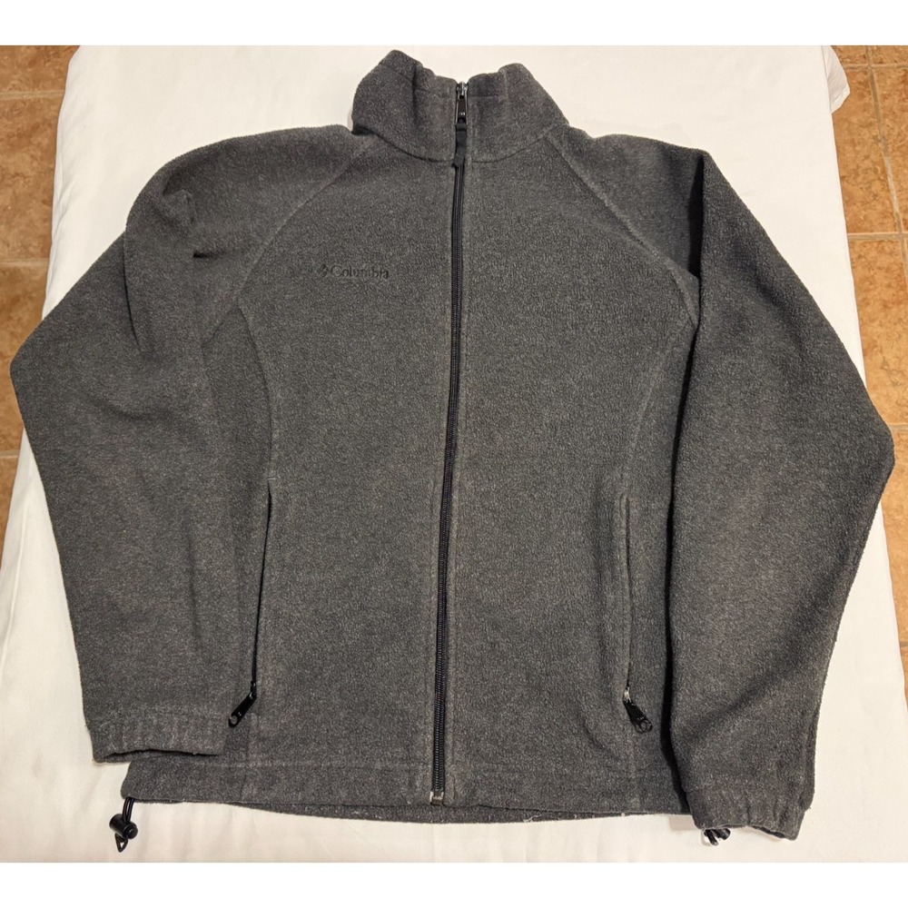 Columbia Women's Full Zip Fleece -Jacket - Gray - Size S - 100% Polyester